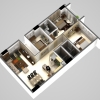 Căn hộ 106m2, 3pn, 3wc, giá 2.45 tỷ