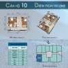 Diện tích 101m CC Scitech Tower giá 20tr , tầng 1110