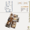 Bán CC gần Ngã Tư Sở, dt 72m2, 1,75 tỷ. Căn 1809 Five Star Kim Giang