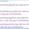 Cho thuê nhà Đồng Khởi 2 mặt tiền 7m và 11m diện tích 80m2