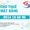 Cho thuê mặt bằng tầng 1 đường Phạm Cự Lượng ngang hơn 9m